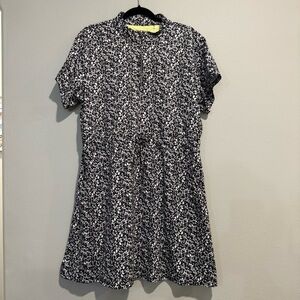 Bermuda Sands Women’s Dress Floral Short Sleeve XL